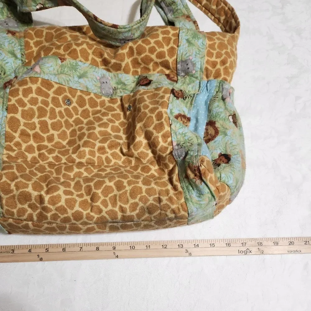 Handmade Safari diaper bag